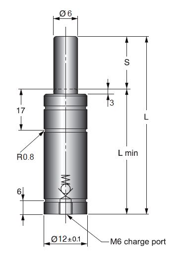 Газовые пружины диаметр 12 мм