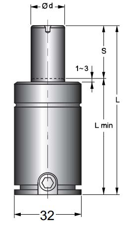 Газовые пружины диаметр 32 мм