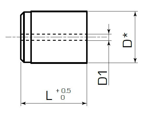 Заготовка матрицы без буртика