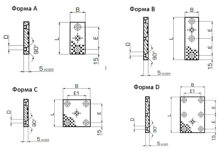 Самосмазывающаяся пластина малого размера 2960.72