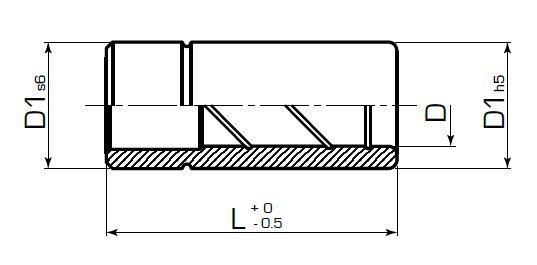 Гладкая втулка B4