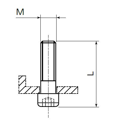 Винт для зажима