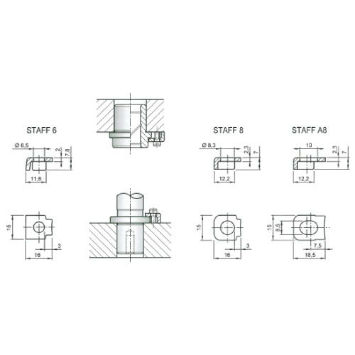 Фиксаторы STAFF