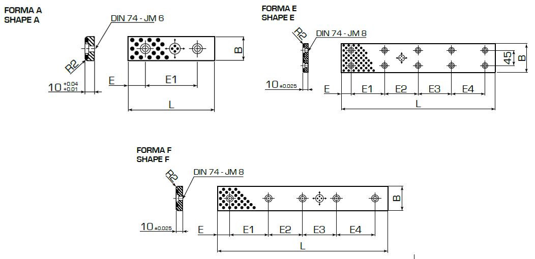 Пластина толщиной 10мм с отверстиями 2961.70