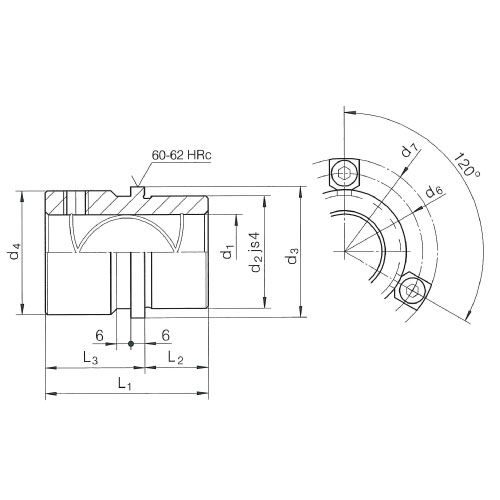 Направляющая втулка с буртом ISO9448-6 DIN9831 R2081.34