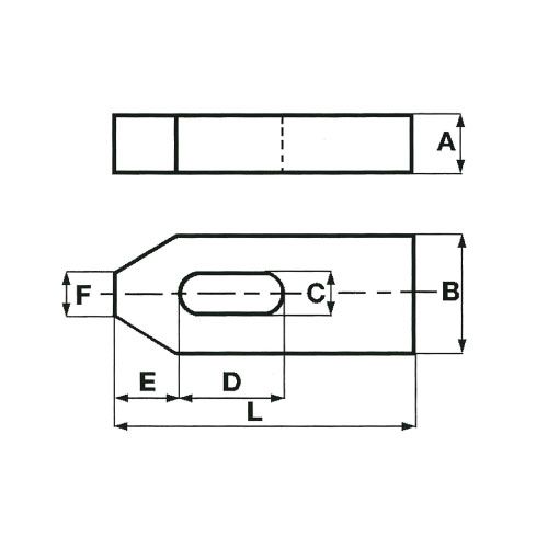 Стандартный зажим DIN6314 S210