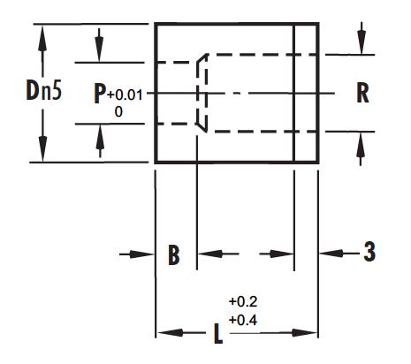 Гладкая матрица с выпускным отверстием
