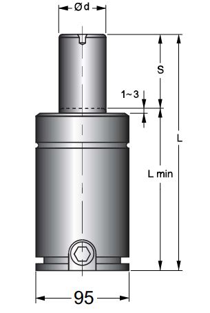 Газовые пружины диаметр 95 мм 
