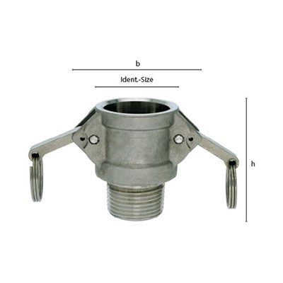 Камлок для шлангов низкого давления - штекер Ranco R0519