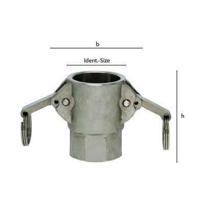 Камлок для шлангов низкого давления - розетка Ranco R0518