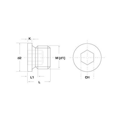 Пробка резьбовая цилиндрическая Ranco R0169