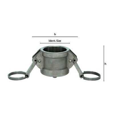 Камлок для шлангов низкого давления - розетка Ranco R0520