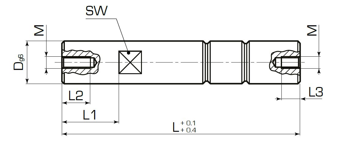 Шток выталкивателя