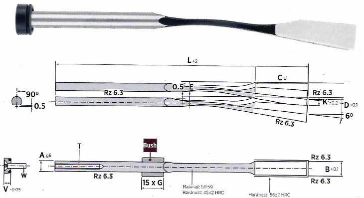 Толкатель гибкий 