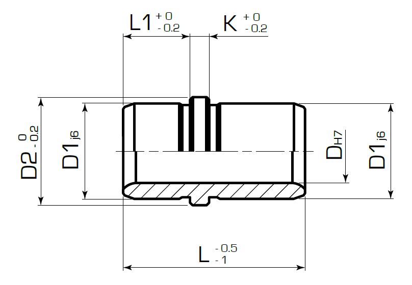 Втулка с буртом B3