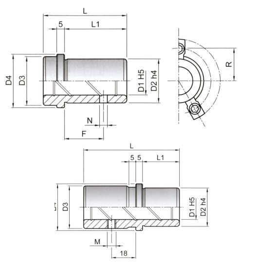 Быстросменная втулка B7