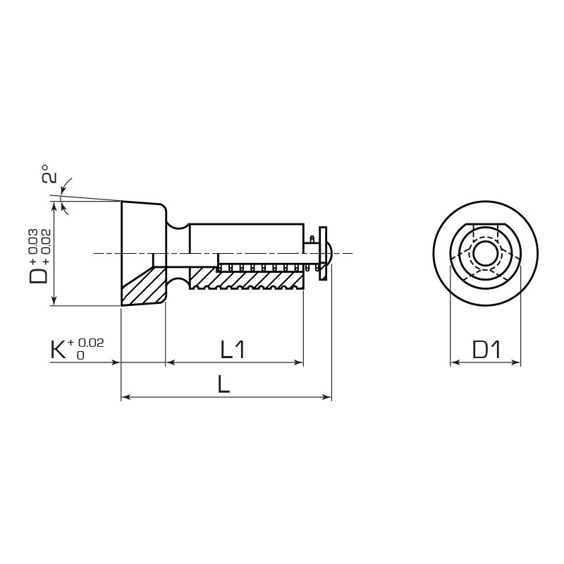 Воздушный клапан R491 немецкий стандарт