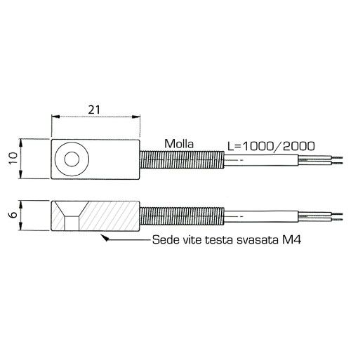 Термопара TCBLOC6X10