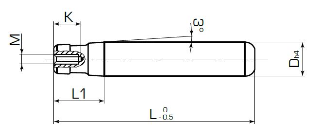 Коническая колонка без головки C5