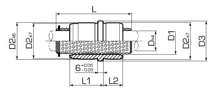 Втулка в комплекте с шариковым сепаратором