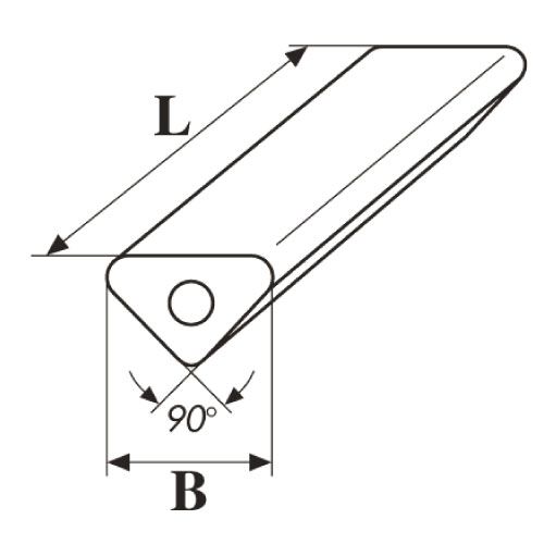 Треугольная подушка для пресс-формы U92-LT