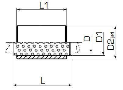 Гладкая втулка ISO 9448-3 DIN 9831 для шарикового сепаратора