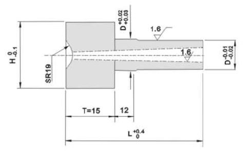 Втулка литниковая азиатский стандарт тип C
