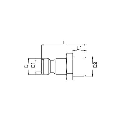 Быстроразъемный ниппель Ranco R0371