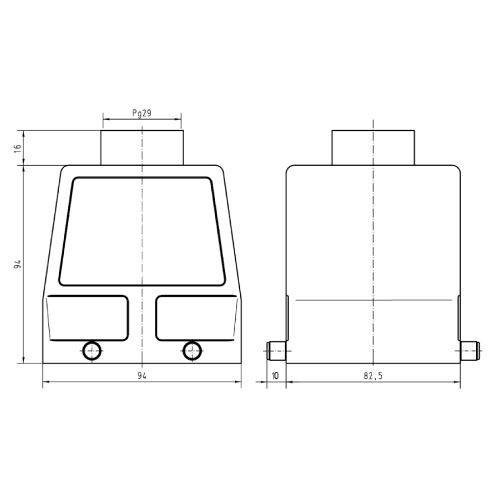 Корпус для разъемов 09300320421