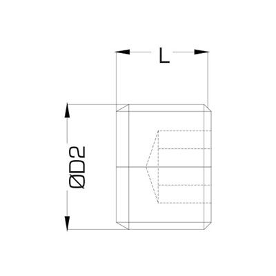Заглушка цилиндрическая Ranco R0397