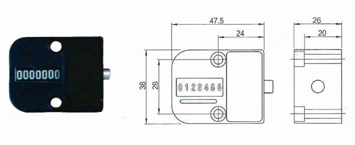 Механический счетчик VPL
