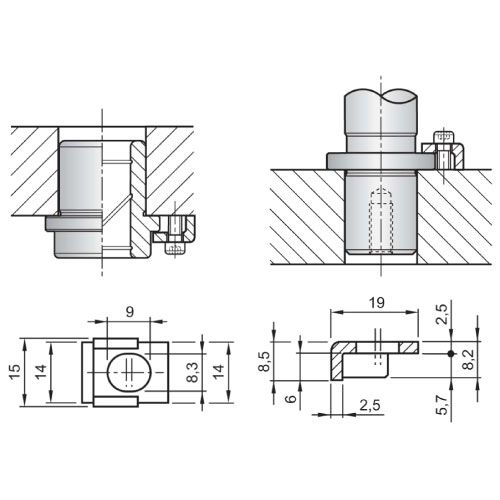 Фиксаторы ISO STAFFISO8