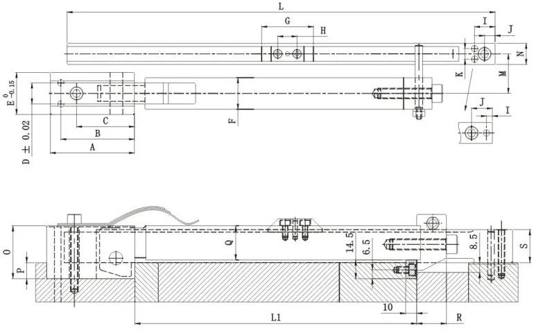 Замок с защелкой JZ5