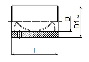 Гладкая втулка ISO 9448-2 DIN 9831