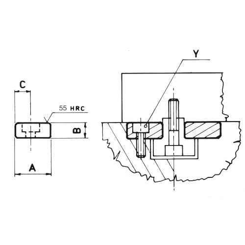 Пластина для направляющего элемента PGX/PGZ