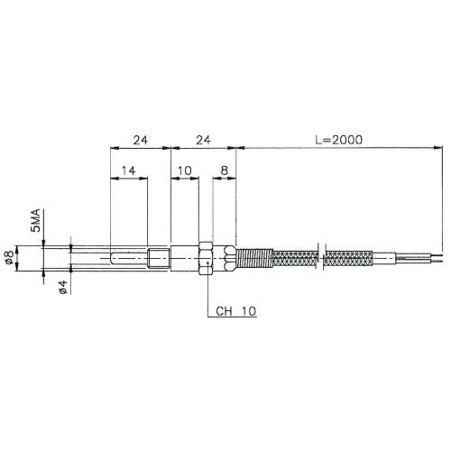 Термопара TC5DL15