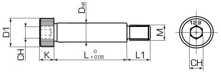 Винты с буртом