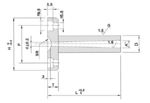 Втулка литниковая азиатский стандарт тип А