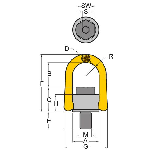Рым-болт  R0633